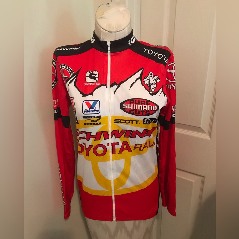 Giordana biking jersey nwt size 46 $170 l/s
